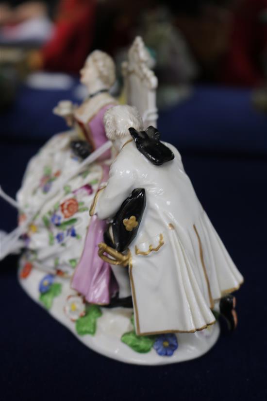 A porcelain group